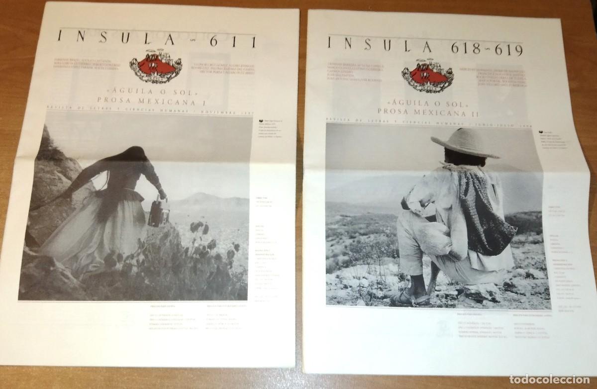 Collectionnisme de Revues et Journaux: &Iacute;NSULA 611 Y 618-619, 1997-1998 - MONOGR&Aacute;FICOS: PROSA MEXICANA