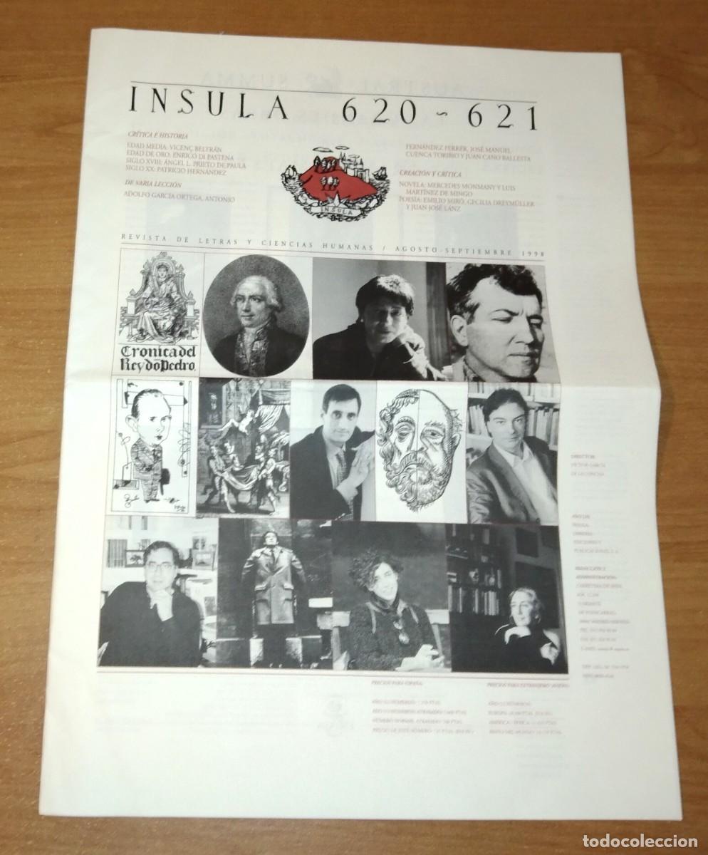 Collectionnisme de Revues et Journaux: &Iacute;NSULA 620-621, 1998 - ALFONSO REYES / JOS&Eacute; MAR&Iacute;A HINOJOSA / ENRIQUE VILA-MATAS