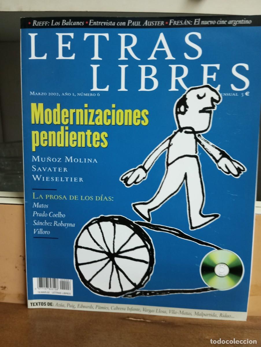 Collectionnisme de Revues et Journaux: (Revista de literatura)Letras libres; Director Enrique Krauze. N&deg; 6. A&ntilde;o 2002