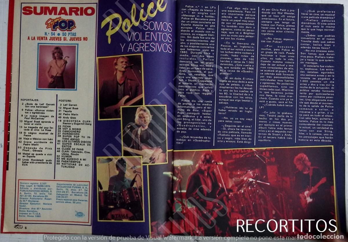 Coleccionismo de Revistas y Peri&oacute;dicos: THE POLICE