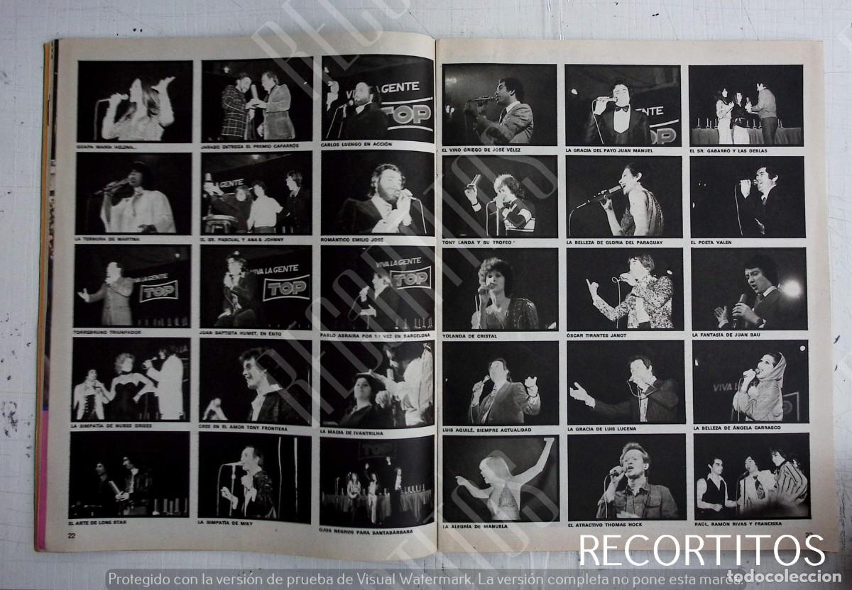 Coleccionismo de Revistas y Peri&oacute;dicos: LUIS LUCENA FRANCISKA JUAN BAU VALEN ANA Y JOHNNY DEBLAS TONY LANDA CRISTAL YOLANDA DIAZ LUIS AGUILE