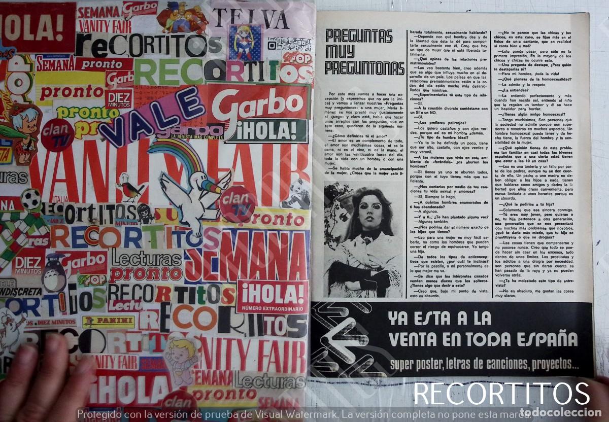 Coleccionismo de Revistas y Peri&oacute;dicos: MARIA JIMENEZ