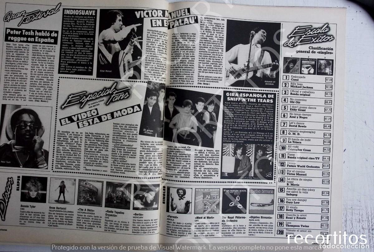 Coleccionismo de Revistas y Peri&oacute;dicos: VICTOR MANUEL GRUPO VIDEO SNIFF N THE TEARS