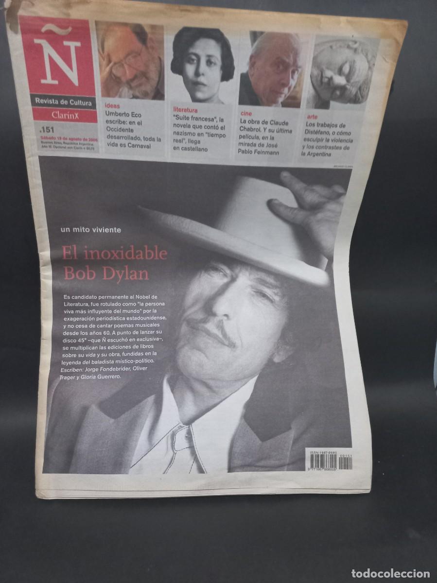 Coleccionismo de Revistas y Peri&oacute;dicos: &Ntilde;, REVISTA DE CULTURA N&deg;151 - EL INOXIDABLE BOB DYLAN - 2006