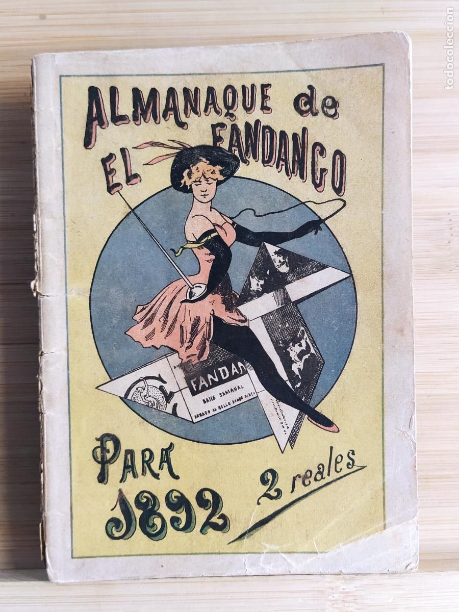 Coleccionismo de Revistas y Peri&oacute;dicos: ALMANAQUE DE EL FANDANGO PARA EL A&Ntilde;O 1892 -VER FOTOS-(K-12.445)