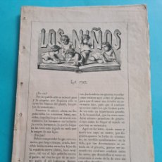 Coleccionismo de Revistas y Periódicos: REVISTA ANTIGUA - LOS NIÑOS - Nº 7 - MARZO 1876 - 16 PAGINAS CON ILUSTRACIONES - VER