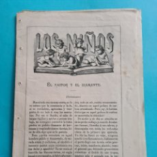 Coleccionismo de Revistas y Periódicos: REVISTA ANTIGUA - LOS NIÑOS - Nº 7 - SEPTIEMBRE 1876 - 16 PAGINAS CON ILUSTRACIONES - VER