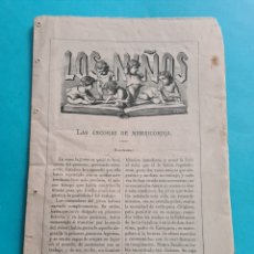 Coleccionismo de Revistas y Periódicos: REVISTA ANTIGUA - LOS NIÑOS - Nº 9 - AÑO 1876 - 16 PAGINAS CON ILUSTRACIONES - VER
