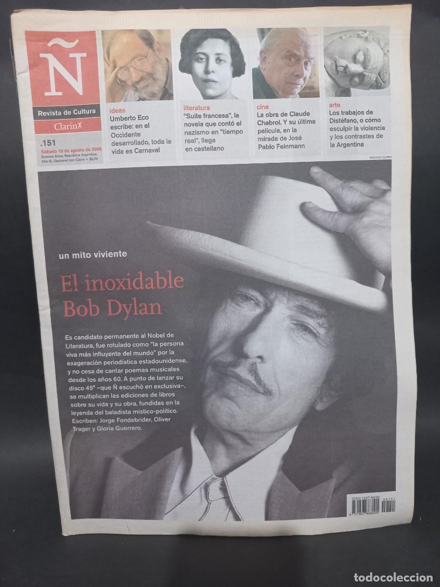 Coleccionismo de Revistas y Peri&oacute;dicos: &Ntilde;, REVISTA DE CULTURA N&deg;151 - EL INOXIDABLE BOB DYLAN - 2006