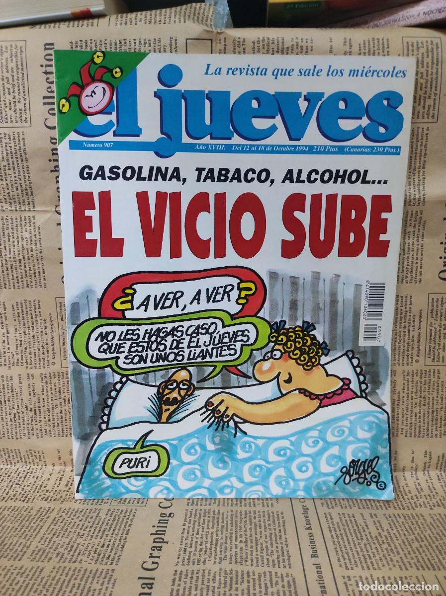 Colecionismo de Revistas e Jornais: REVISTA EL JUEVES GASOLINA TABACO ALCOHOL EL VICIO SUBE