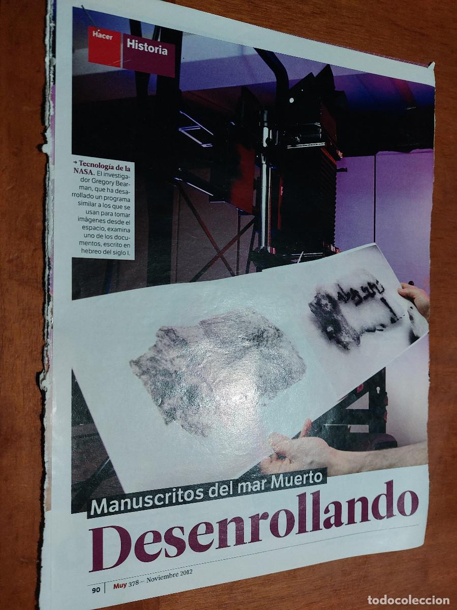 Collezionismo di Riviste e Giornali: MANUSCRITOS DEL MAR MUERTO. 6 P&Aacute;GINAS. ART&Iacute;CULO EXTRAIDO DE REVISTA. GRAPA. BUEN ESTADO