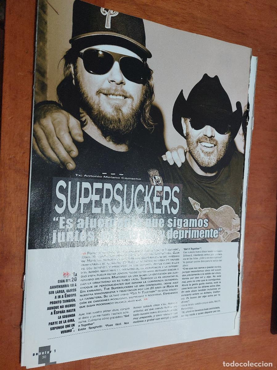 Collezionismo di Riviste e Giornali: SUPERSUCKERS 3 P&Aacute;GINAS. ART&Iacute;CULO EXTRAIDO DE REVISTA. GRAPA. BUEN ESTADO