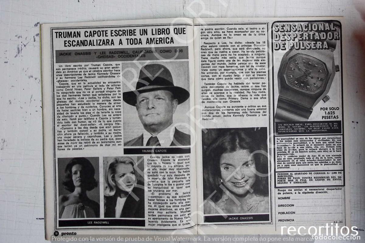 Coleccionismo de Revistas y Peri&oacute;dicos: jacqueline kennedy jackie onassis TRUMAN CAPOTE LEE RADZIWILL