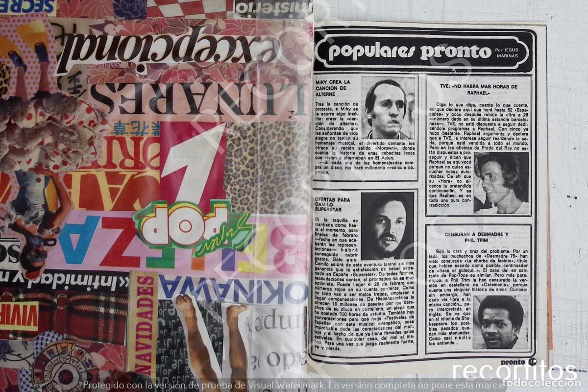 Coleccionismo de Revistas y Peri&oacute;dicos: CAMILO SESTO