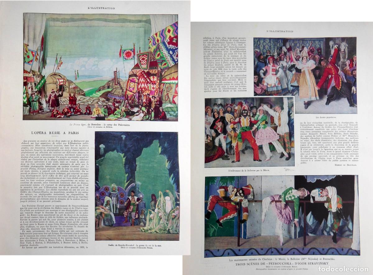 Coleccionismo de Revistas y Peri&oacute;dicos: L'OP&Eacute;RA RUSSE A PARIS. 1931. L'Illustration.