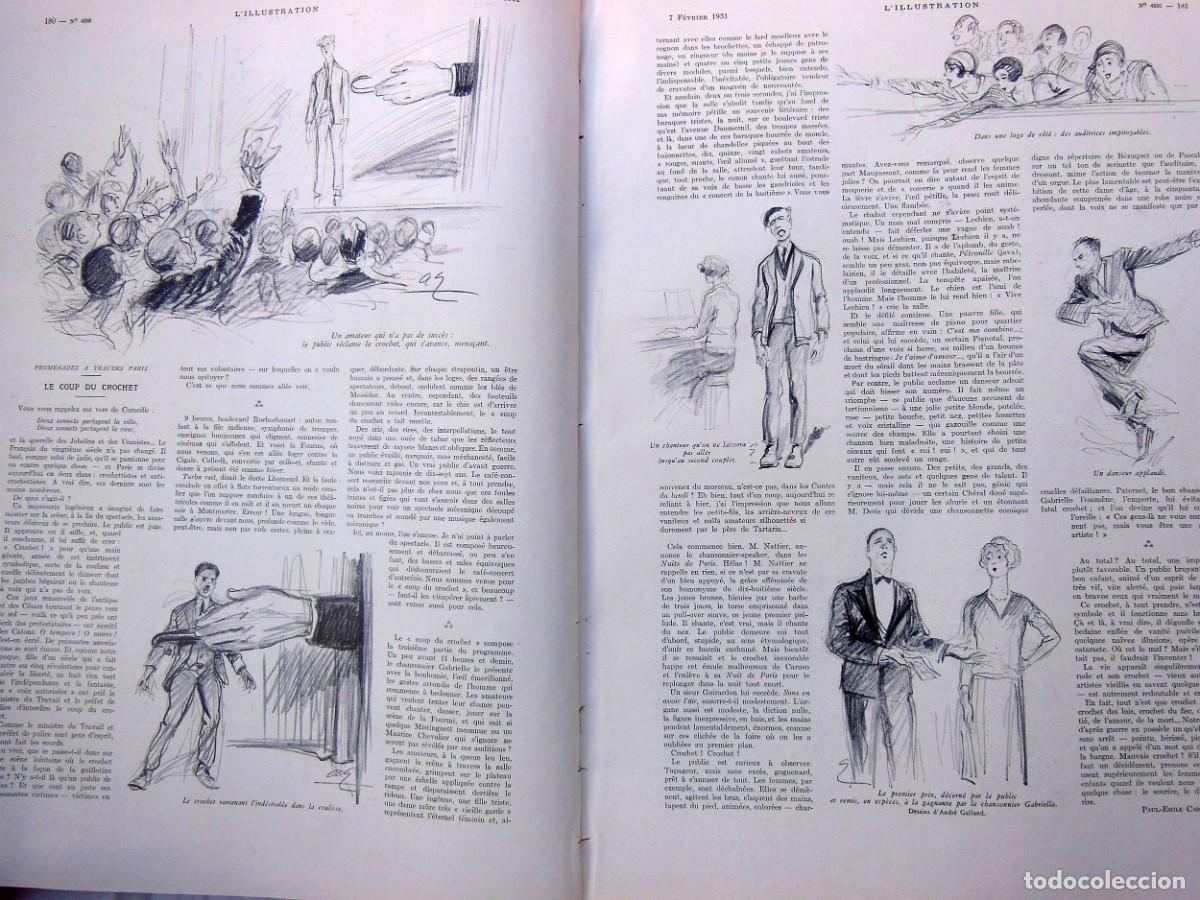 Coleccionismo de Revistas y Peri&oacute;dicos: LE COUP DU CROCHET. 1931. L'Illustration.