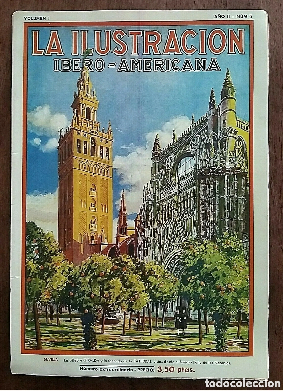 Collection Magazines and Newspapers: &nbsp;LA ILUSTRACI&Oacute;N IBERO-AMERICANA.&nbsp; N&uacute;mero extraordinario. A&ntilde;o II, N&deg; 5, Vol. 1. Nov. 1930