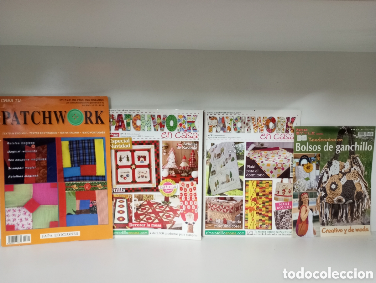 Coleccionismo de Revistas y Peri&oacute;dicos: Lote revistas patchwork y ganchillo