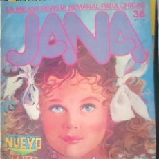 Coleccionismo de Revistas y Periódicos: REVISTA JANA - LA MEJOR REVISTA SEMANAL PARA CHICAS - N 36 - ED. SARPE