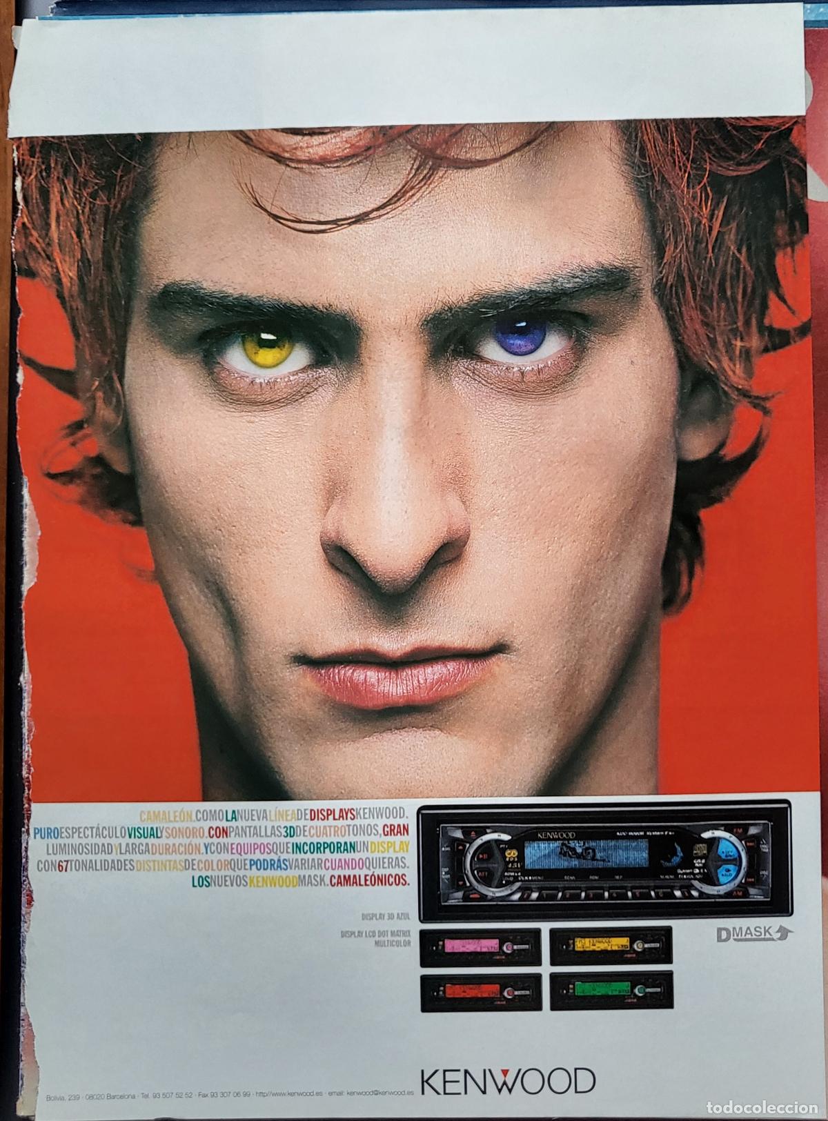 Collectionnisme de Revues et Journaux: ANUNCIO REVISTA A&Ntilde;OS 90 MARCA ALTA FIDELIDAD AUTO RADIO KENWOOD DMASK