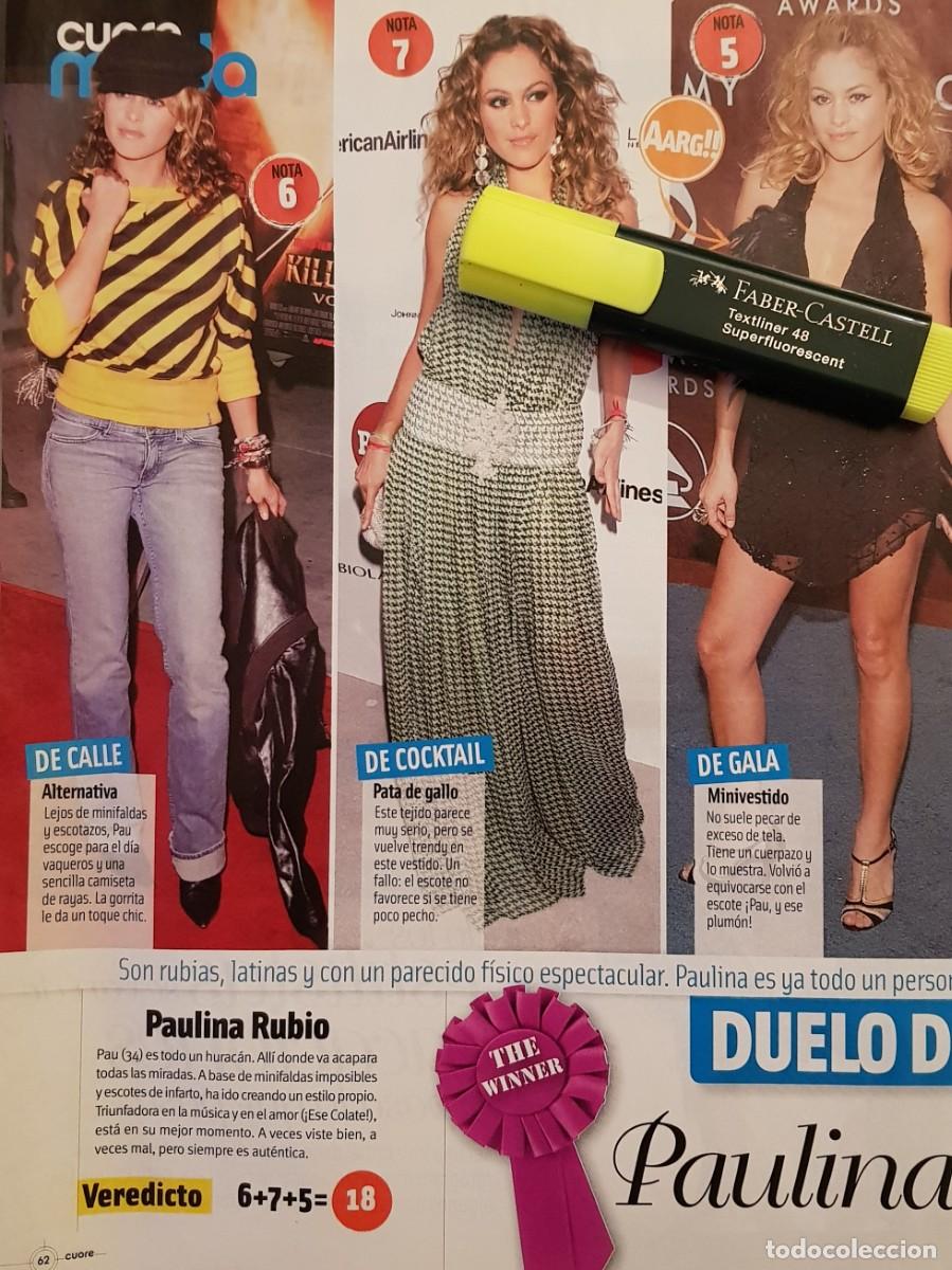 Colecionismo de Revistas e Jornais: Reportaje Paulina Rubio 07.06.2006