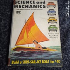 Coleccionismo de Revistas y Periódicos: SCIENCE AND MECHANICS MAGAZINE BUILD A SURF ICE BOAT VOL 23 NO 3 JUNE 1952