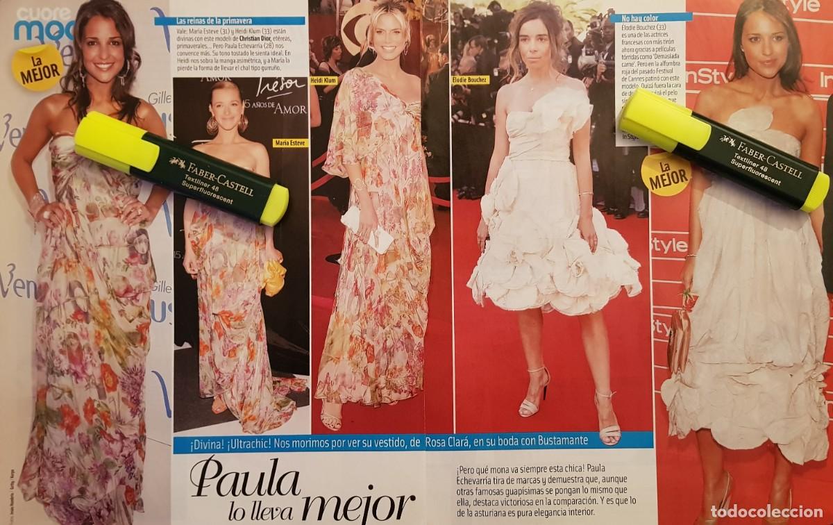 Coleccionismo de Revistas y Peri&oacute;dicos: Reportaje Paula Echevarr&iacute;a / Mar&iacute;a Esteve / Heidi Klum 07.06.2006