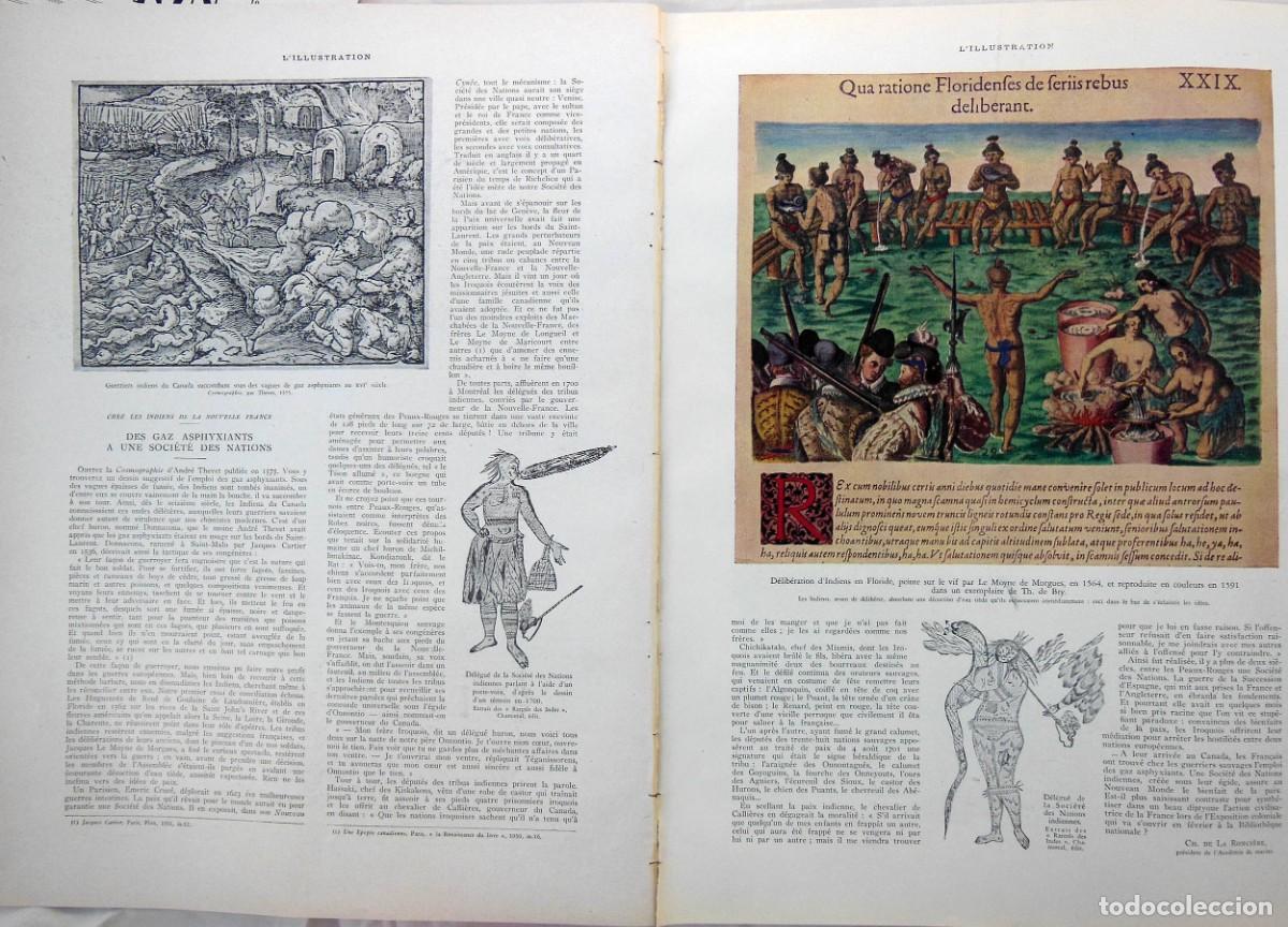 Collezionismo di Riviste e Giornali: DES GAZ ASPHYXIANTS A UNE SOCI&Eacute;T&Eacute; DES NATIONS. 1931. L'Illustration.