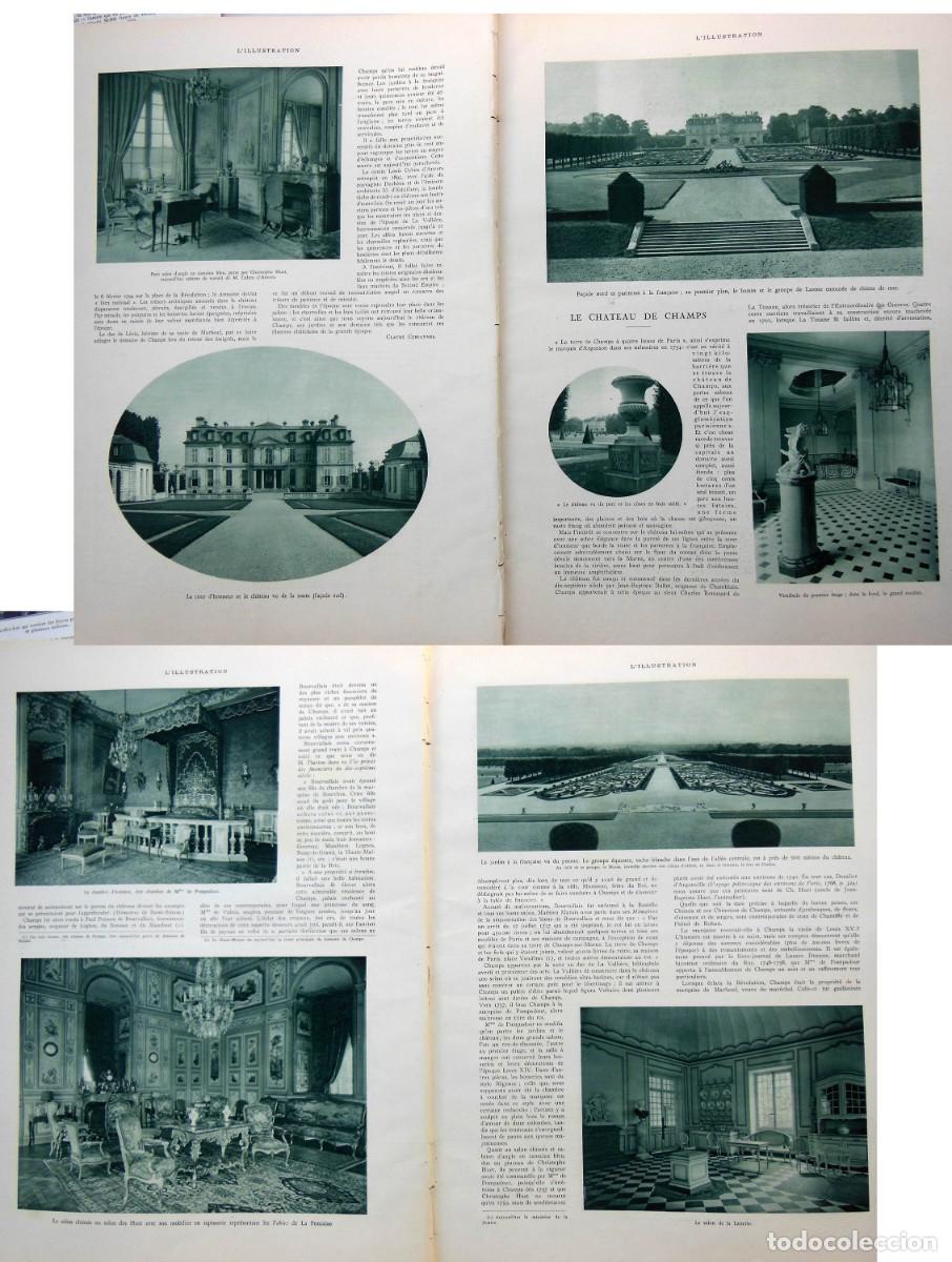 Collezionismo di Riviste e Giornali: LE CHATEAU DE CHAMPS. 1931. L'Illustration. Claude CERVANNES(texte)