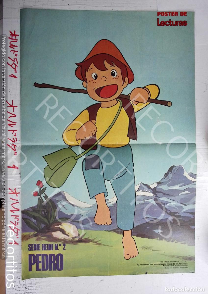 Coleccionismo de Revistas y Peri&oacute;dicos: POSTER LECTURAS HEIDI N 2 PEDRO