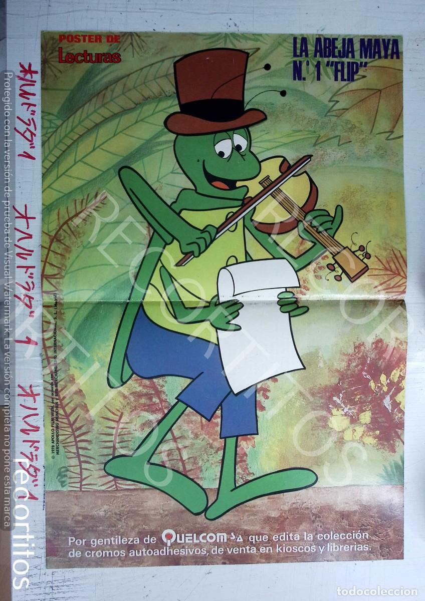 Coleccionismo de Revistas y Peri&oacute;dicos: POSTER LECTURAS LA ABEJA MAYA FLIP N 1