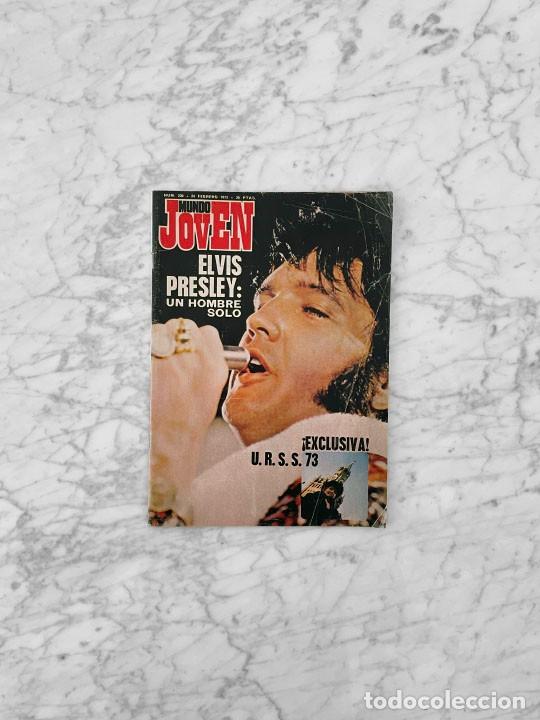 Coleccionismo de Revistas y Peri&oacute;dicos: MUNDO JOVEN - 1973 - ELVIS PRESLEY, LOS ANGELES, CAMILO SESTO, JOHNNY RIVERS, MUNGO JERRY