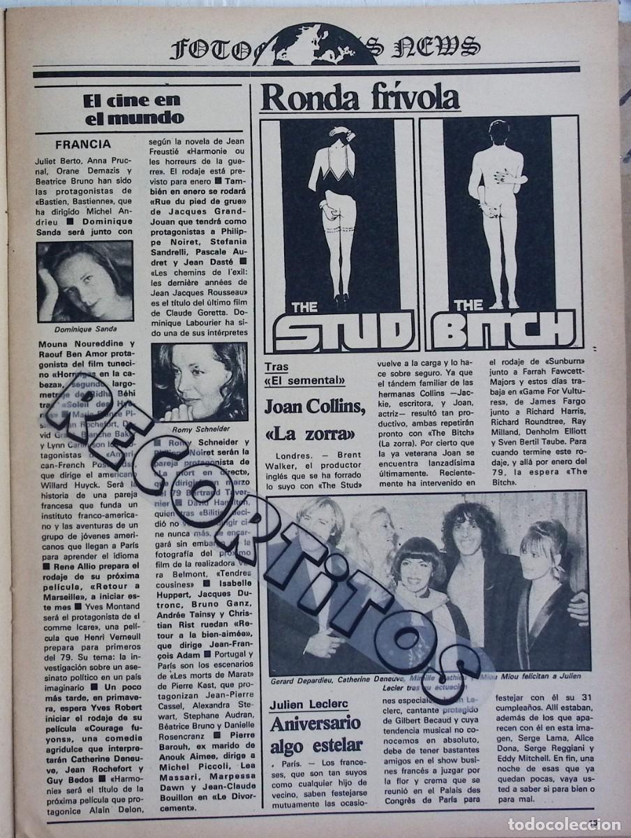 Coleccionismo de Revistas y Peri&oacute;dicos: mireille mathieu romy schneider miou miou catherine deneuve julien lecler