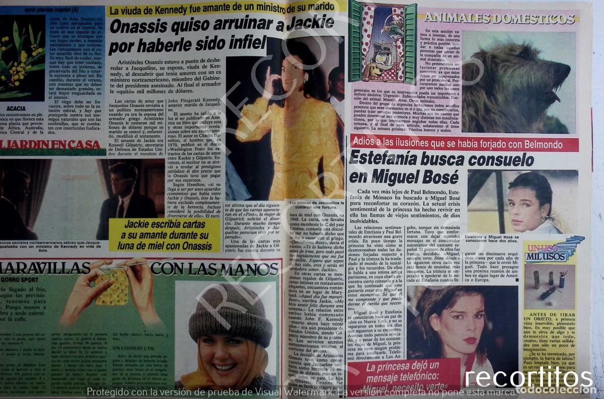 Coleccionismo de Revistas y Peri&oacute;dicos: jacqueline kennedy jackie onassis ESTEFANIA DE MONACO