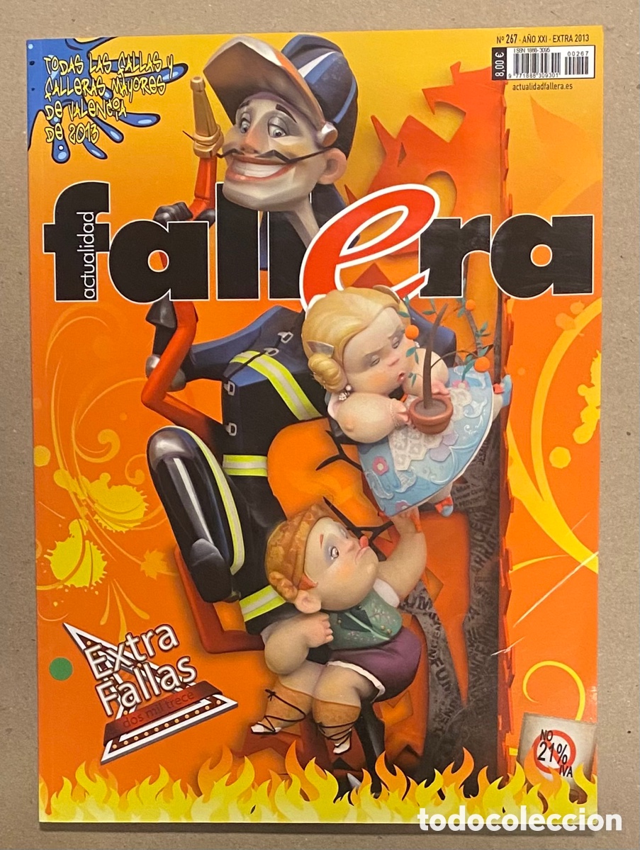 Collezionismo di Riviste e Giornali: ACTUALIDAD FALLERA N&deg; 267 EXTRA 2013. VER SUMARIO EN FOTOGRAF&Iacute;AS.