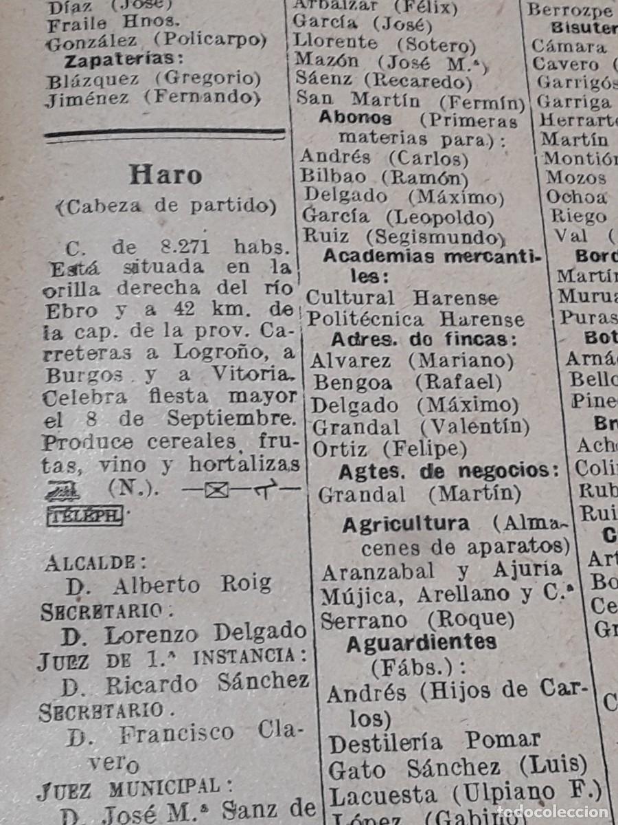 Collection Magazines and Newspapers: BODEGAS VINOS HARO LA RIOJA ALTA SERRES BILBAINAS PATERNINA MARCELINO HOJA A&Ntilde;O 1929