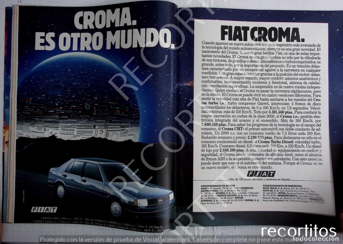 Coleccionismo de Revistas y Peri&oacute;dicos: fiat croma anuncio publicidad
