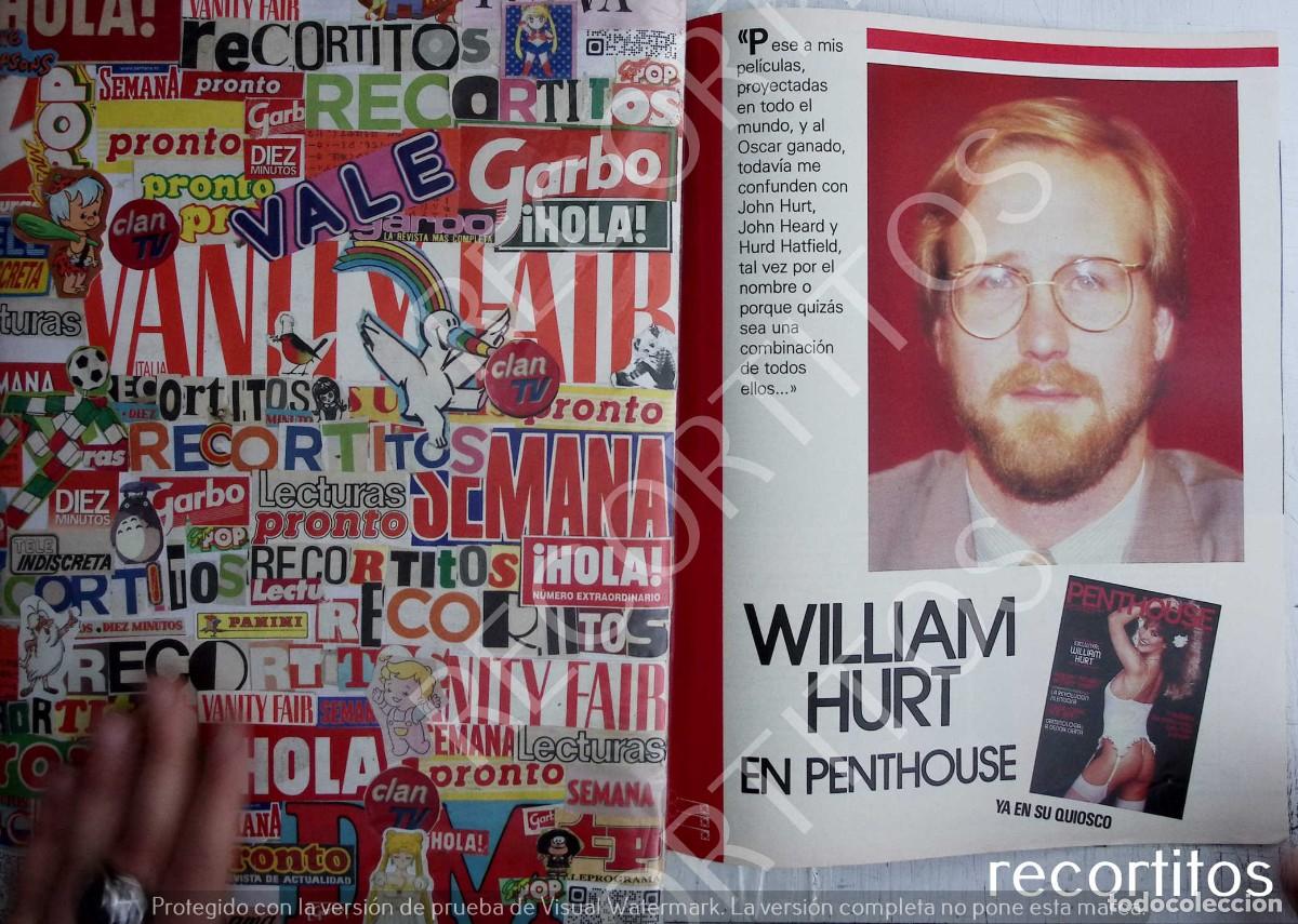 Coleccionismo de revistas y peri&oacute;dicos: WILLIAM HURT