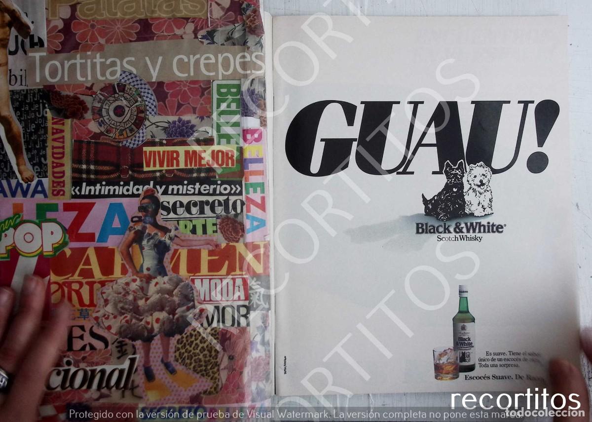 Coleccionismo de Revistas y Peri&oacute;dicos: BLACK AND WHITE WHISKY ANUNCIO PUBLICIDAD