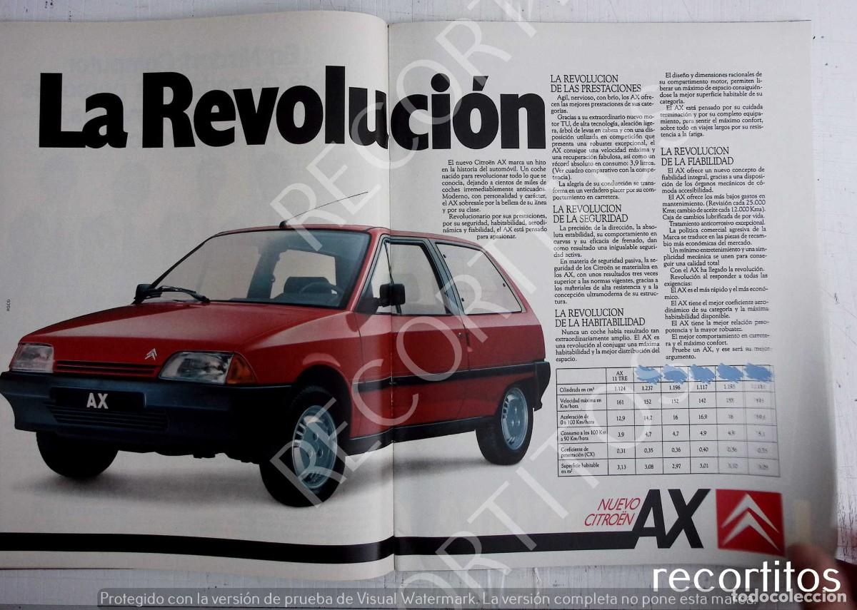 Coleccionismo de Revistas y Peri&oacute;dicos: CITROEN AX PUBLICIDAD