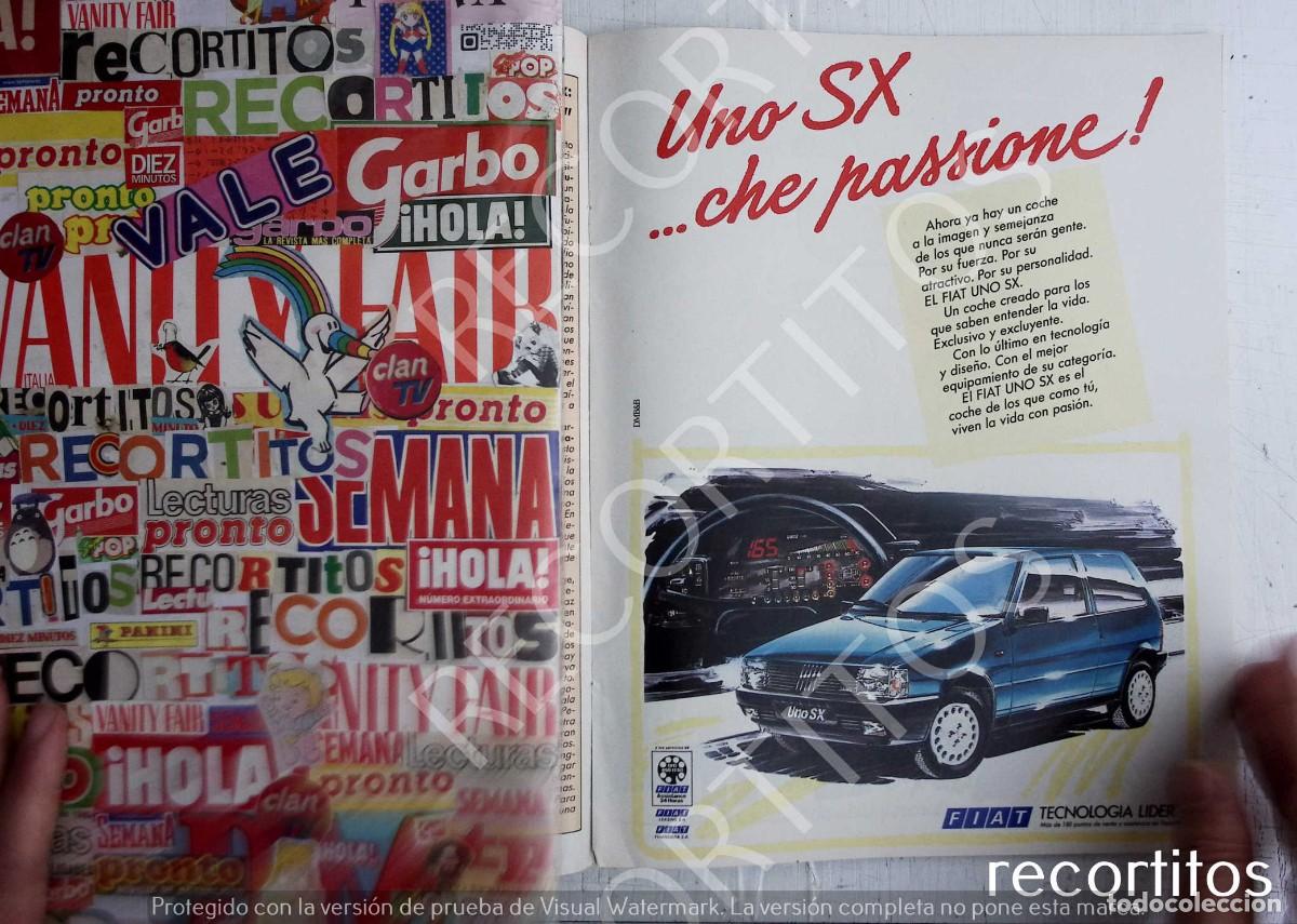 Coleccionismo de Revistas y Peri&oacute;dicos: FIAT UNO SX ANUNCIO PUBLICIDAD