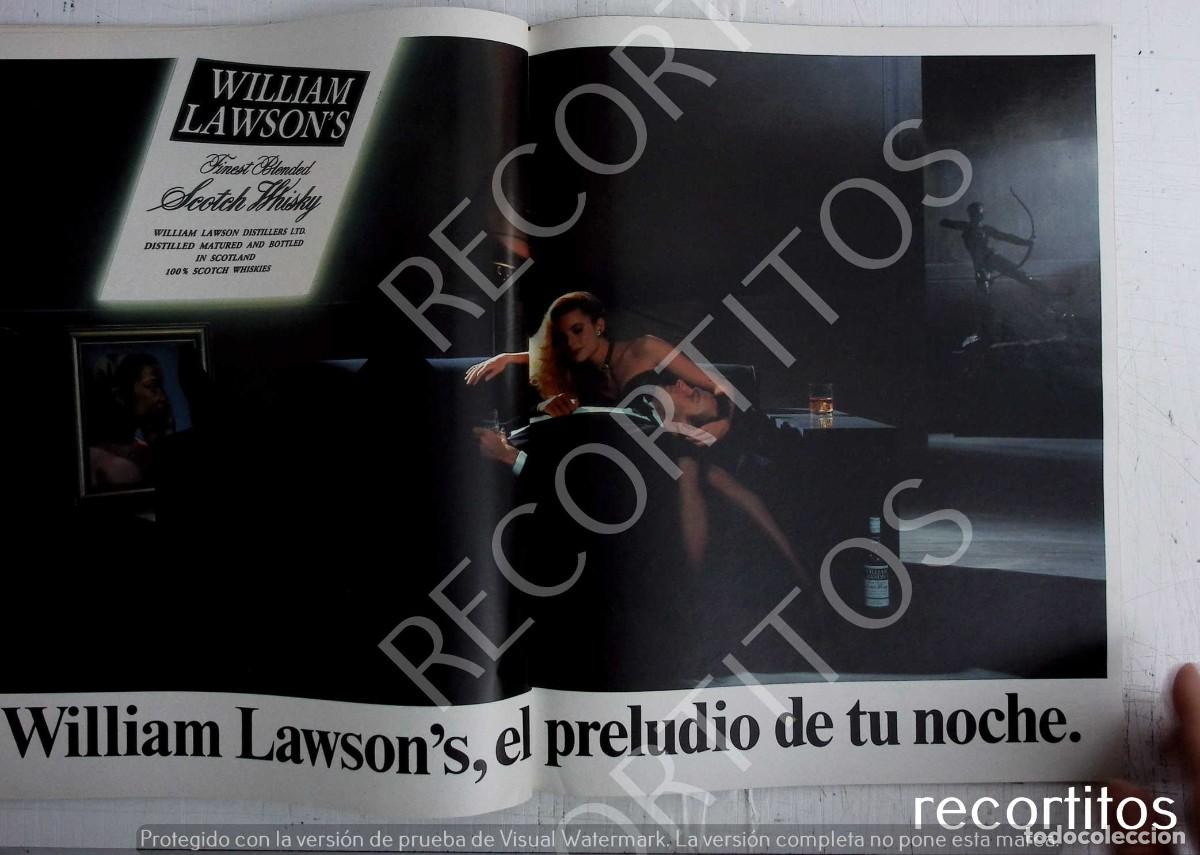 Coleccionismo de Revistas y Peri&oacute;dicos: WILLIAMS LAWSONS WHISKY ANUNCIO PUBLICIDAD