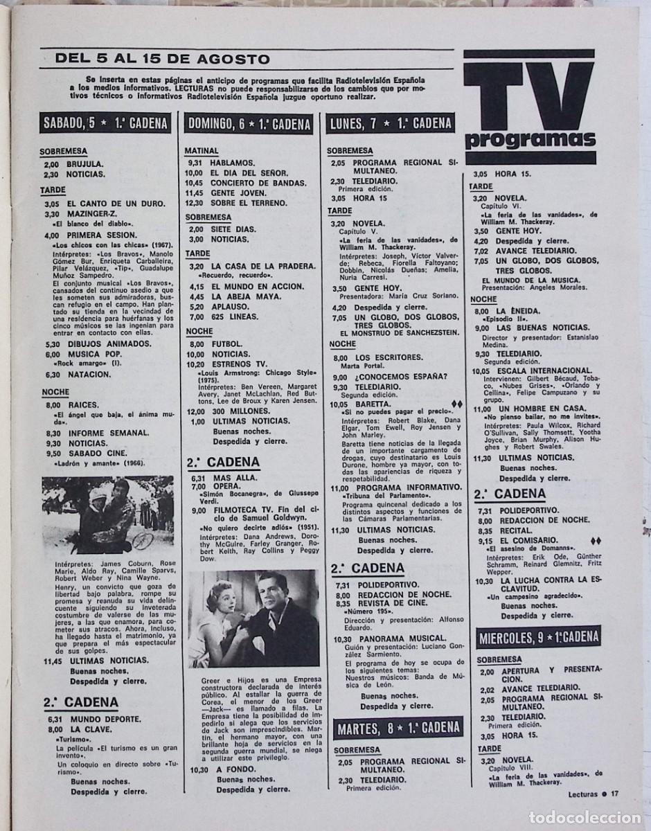 Coleccionismo de Revistas y Peri&oacute;dicos: MAZINGER Z EN LA PROGRAMACION DE AGOSTO DE 1978