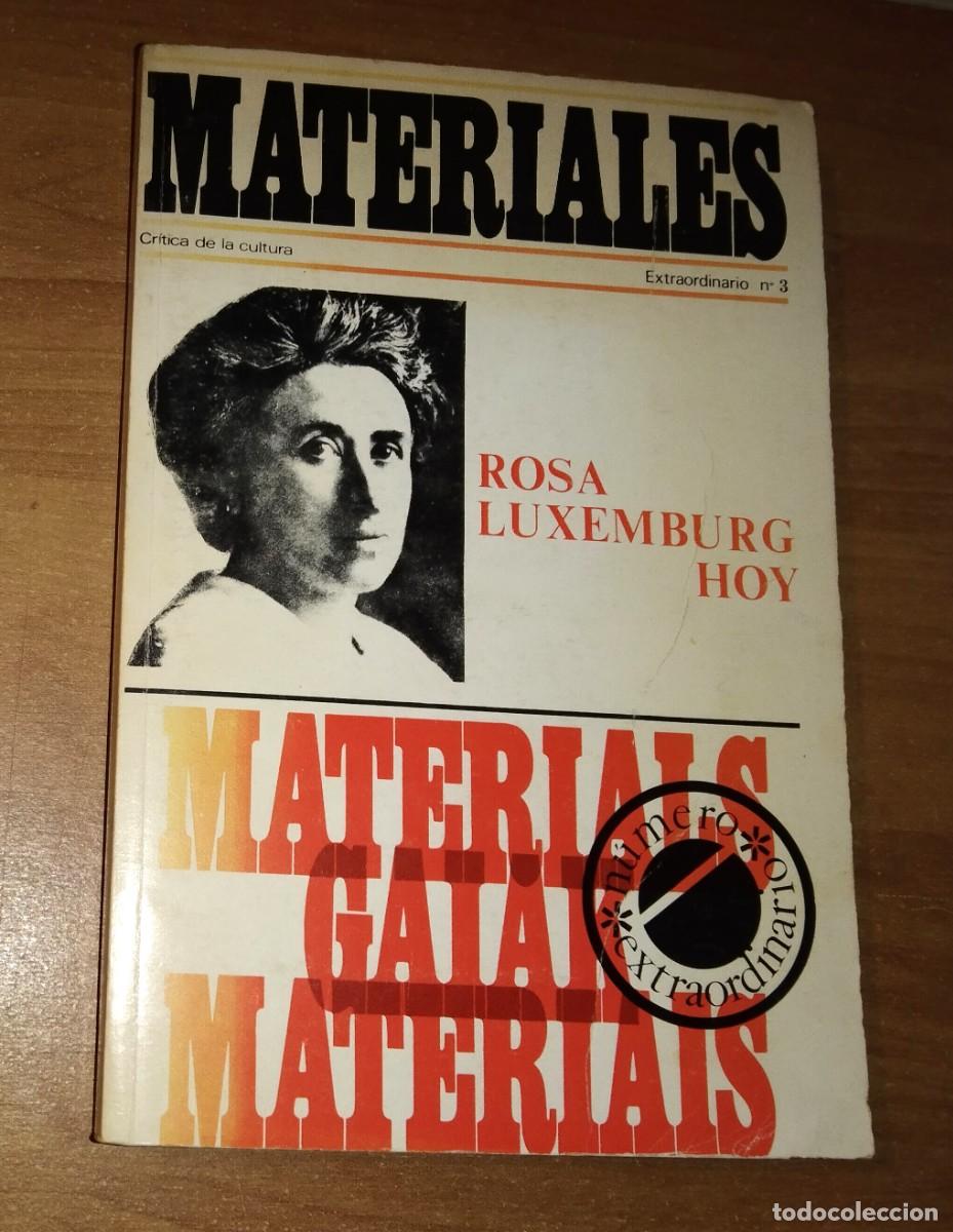 Coleccionismo de revistas y peri&oacute;dicos: MATERIALES. CR&Iacute;TICA DE LA CULTURA, EXTRAORDINARIO 3, 1977 - ROSA LUXEMBURGO, HOY