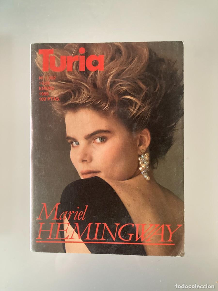 Coleccionismo de revistas y peri&oacute;dicos: CARTELERA TURIA N&ordm; 1302 / A&Ntilde;O 1989 / VALENCIA / Portada: Mariel Hemingway