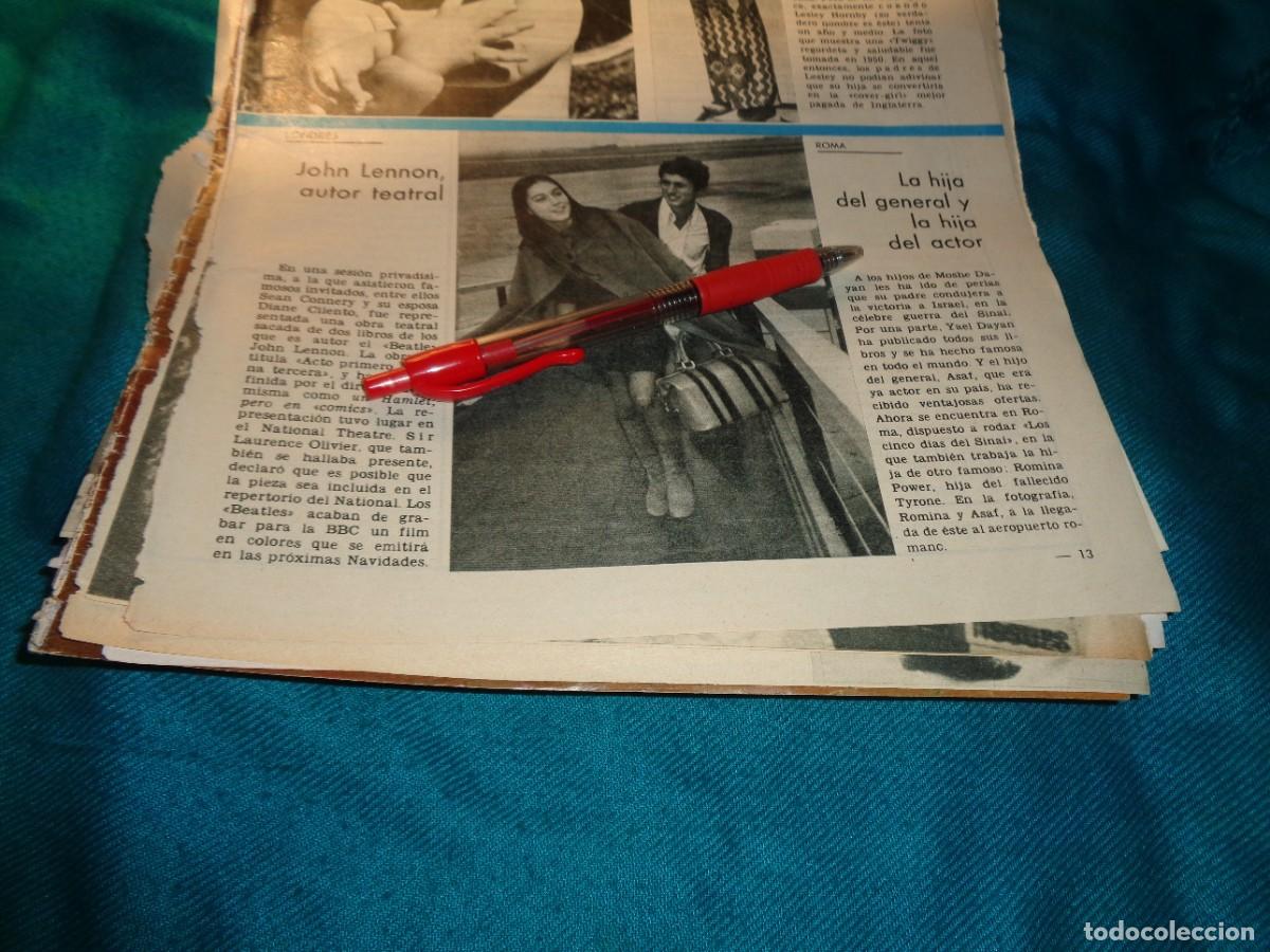 Collection Magazines and Newspapers: RECORTE : ROMINA POWER Y ASAF DAYAN. FOTOGRAMAS, DCMBRE 1967