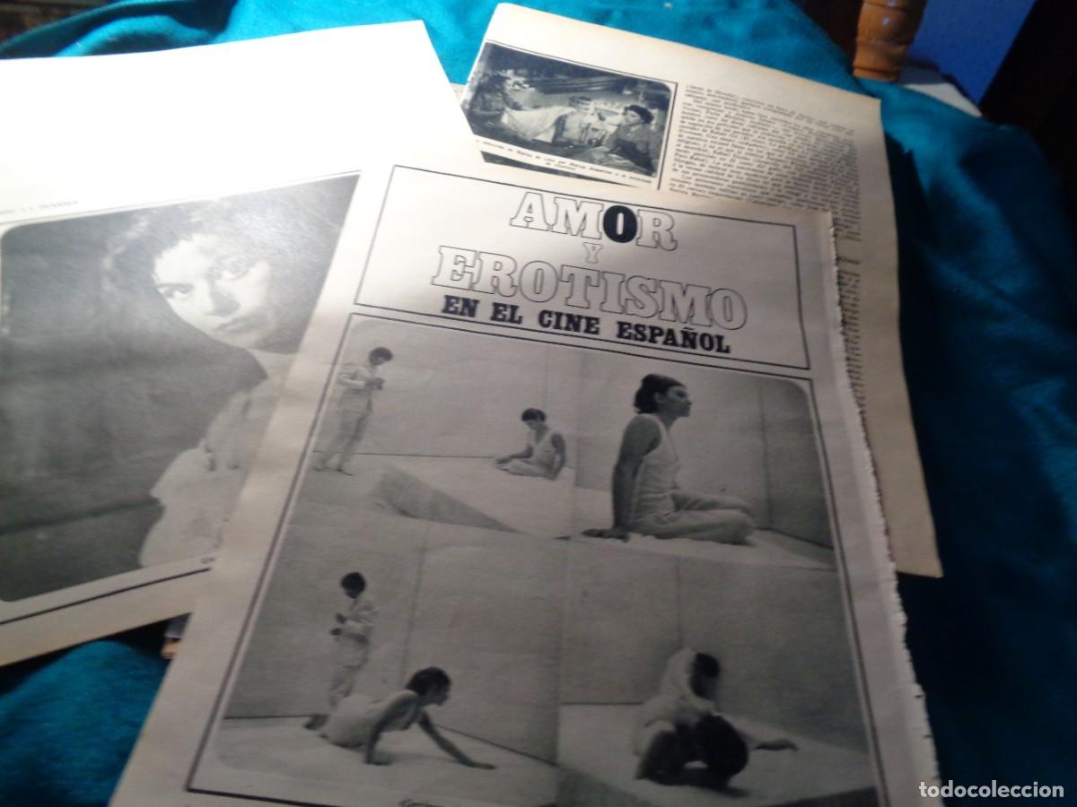 Collezionismo di Riviste e Giornali: RECORTE : AMOR Y EROTISMO EN EL CINE ESPA&Ntilde;OL. FOTOGRAMAS, ABRIL 1968