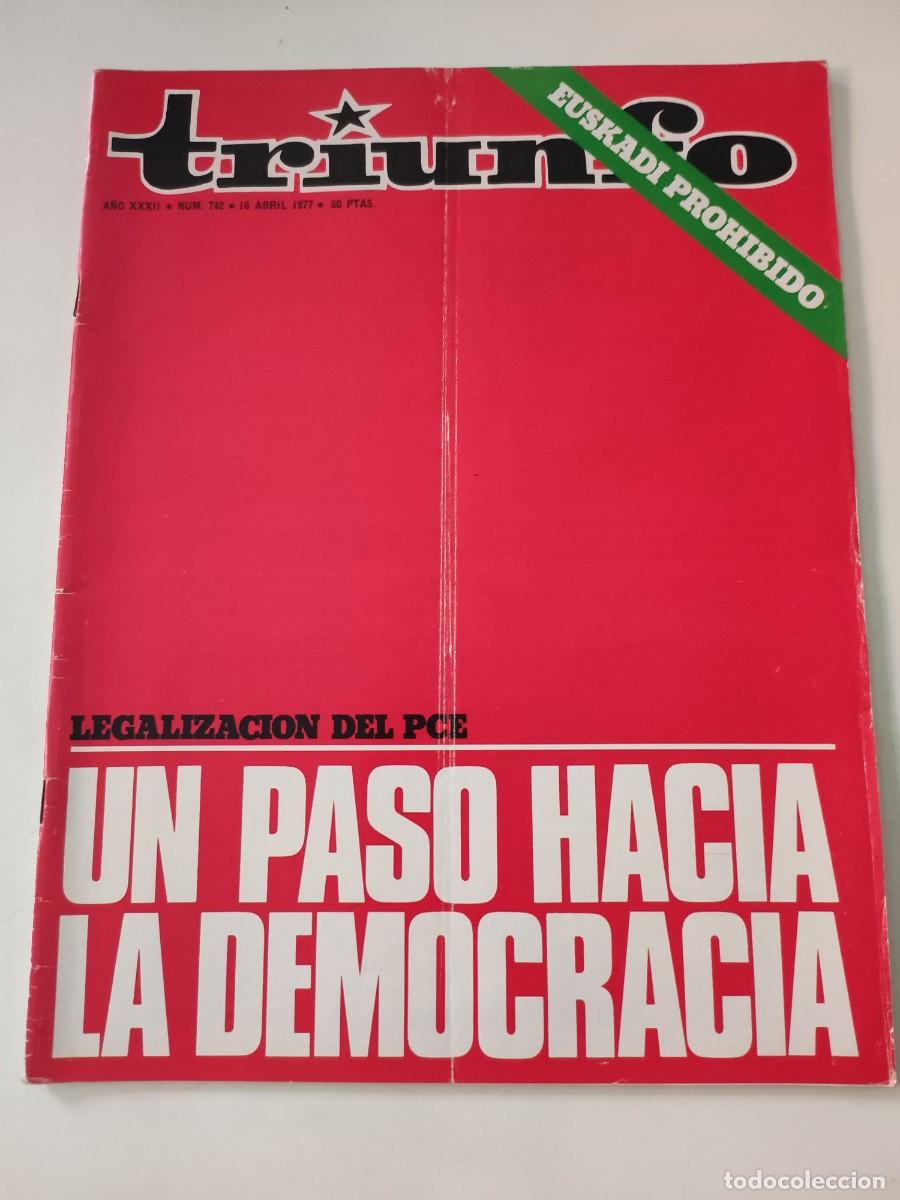 Collectionnisme de Revues et Journaux: Revista Triunfo. N&uacute;mero 742. 1977.