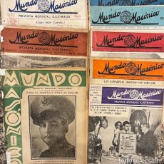 Coleccionismo de Revistas y Periódicos: MUNDO MASONICO, REVISTA MENSUAL ILUSTRADA 1937-1960 LA HABANA CUBA