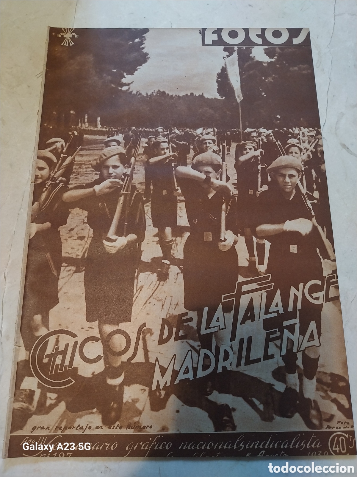 Collection Magazines and Newspapers: REVISTA 1939 FALANGE EN MADRID. CARCEL SAN ANTON COLEGIO ESCOLAPIOS. LA MUJER EN ALEMANIA. EGIPTO